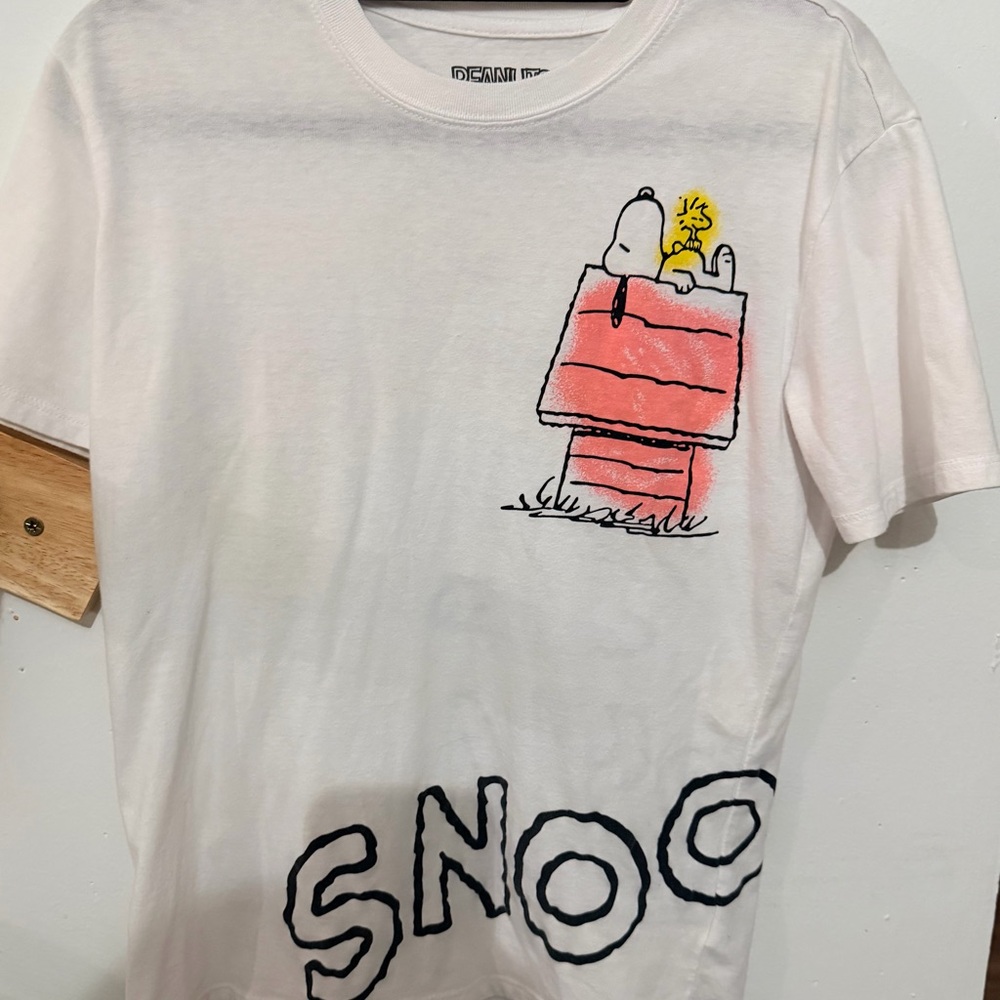 Peanuts White Snoopy Youth Graphic Tee
